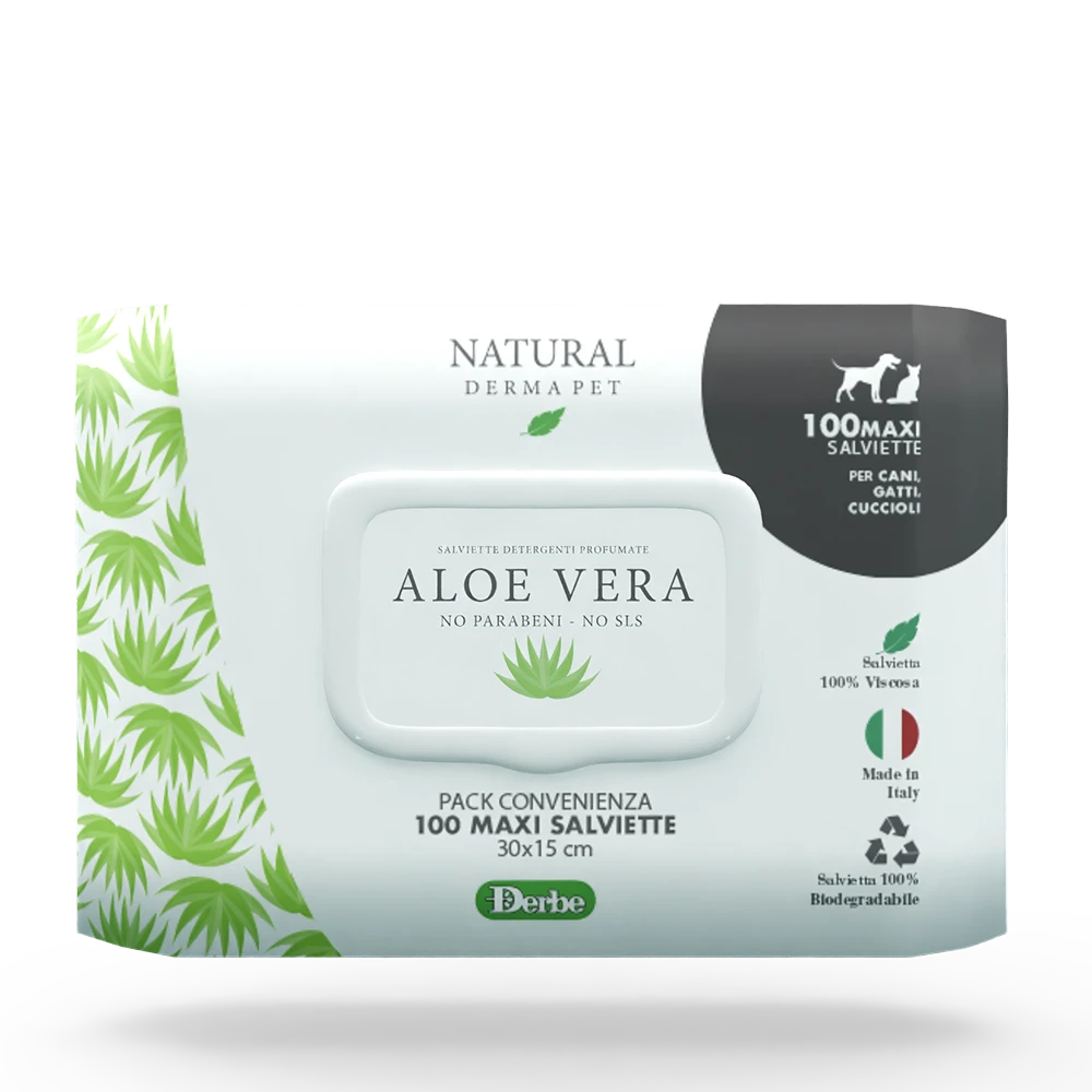 SALVIETTE BIG PACK CANI E GATTI - ALOE VERA