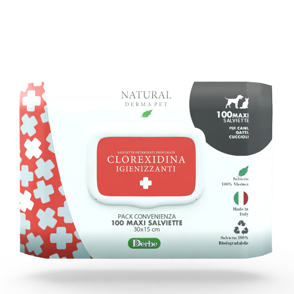 SALVIETTE BIG PACK CANI E GATTI - CLOREXIDINA